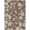 Homeroots 5' X 8' Brown And Beige Floral Washable Indoor Outdoor Area Rug 599869 - alternate 9