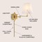 Jonathan Y David 18.5" 1-Light Modern French Country Swing Arm Plug-In or Hardwired Iron LED Star Wall Sconce w JYL6014B - alternate 12