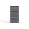 Strong Hold 5 drawer cabinet - (1x 7ft, 1x 8ft, 2x 11ft, 1x 12ft) - Red accents - Keyed Different S3060-PPDAS-0501DS - alternate 1