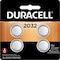 Duracell Coin Cell Lithium 3V Battery - DL2032 - For Multipurpose - 220 mAh - 3 V DC - 4 / Each DL2032B4PK - alternate 1