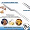 A2Z Scilab Offset Culinary Tweezers, Precision Serrated Jaws, 12 Inch, Stainless Steel Tongs A2Z-ZR1057 - alternate 7