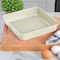 Martha Stewart Everyday Color Bake 9 Inch Carbon Steel Square Cake Pan in Linen 141033.01 - alternate 3