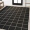 Jonathan Y Grid Modern Squares Dark Gray/Cream 3 ft. x 5 ft. Indoor/Outdoor Area Rug SMB200B-3 - alternate 8