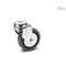 Elesa 452251 Castors for general use Vulcanised rubber coating plate bracket brake 452251 - alternate 1