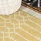 Jonathan Y Ourika Moroccan Geometric Textured Weave Yellow/Cream 4 ft. x 6 ft. Indoor/Outdoor Area Rug SMB108G-4 - alternate 8