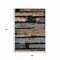 Homeroots 9' X 12' Black Gold And Brown Striped Washable Indoor Outdoor Area Rug 616644 - alternate 9