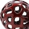Homeroots Set of Two Red Aluminum Hand Painted Decorative Orbs, 2PK 722455 - alternate 4