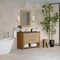James Martin Vanities Solene 48 in. Single Vanity, Seaside Oak, w/ 3 CM Parisien Bleu Silestone Top D225-V48-SSO-FPBL - alternate 5