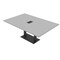 Skutchi Designs Rectangle Conference Table With Power, 48 in W, 84 in L, Grey HAR-REC-48X84-DOU.BK-U779-EBLK - alternate 1