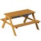 Gardenised Convertible Wooden Sand and Water Table for your Toddlers Outdoor Playset Featuring 2 Play Box QI004476.ST - alternate 1