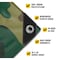 Core Tarps Extreme Heavy Duty 20 Mil Tarp Cover, Waterproof, UV Resistant Camouflage/Green 9ft X 12ft CT-711-9X12 - alternate 7
