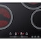 Summit 24" Wide 230V 4-Burner Radiant Cooktop CR4B23T5B - alternate 8