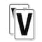 Signmission Sign with Letter V, 18'' X 24'' 2 Signs, Heavy Gauge Aluminum, 2PK A-1824-2PACK-22922 - alternate 1
