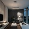 Jonathan Y Brice 23.75" Modern Contemporary Metal Round Dimmable Integrated LED Pendant, Navy JYL7203F - alternate 12