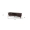 Homeroots 65in Dark Brown Acacia Solid and Manufactured Wood Enclosed Storage TV Stand 473296 - alternate 7