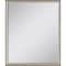 Homeroots 30" Silver Wood Accent Mirror 632777 - alternate 1