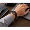 Elegani Waffle Rubber Watch Replacement Band Compatible with Apple Watch 42mm, Black WFRBQR-BLK-42mm - alternate 4
