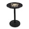 Holland Bar Stool Co 42" Blk Wrinkle US Military Academy ARMY Pub Table, 36" dia. Top L214B4236USMilA - alternate 1
