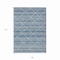 Homeroots 9' X 12' Denim Blue And Teal Blue Geometric Washable Indoor Outdoor Area Rug 610688 - alternate 8