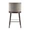 Manhattan Comfort Evalyn Barstool in Dove - Set of 2 2-BS024-DO - alternate 9