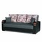 Homeroots 87" Gray Polyester Convertible Futon Sleeper Sofa And Toss Pillows With Storage 607142 - alternate 8