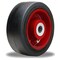Hamilton General Service Swivel Caster, 4" x 2" Mold-On Rubber on Cast Iron Wheel, 3/4" Straight Roller Bearing S-GS-4R - alternate 4