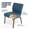 Flash Furniture Blue Fabric Church Chair, PK4 4-FD-CH0221-4-GV-BLUE-GG - alternate 10