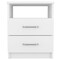 Homeroots 20" Wood Two Drawer Nightstand 477901 - alternate 1