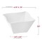 Smarty Had A Party 14 oz. White Wave Plastic Soup Bowls (120 Bowls), 120PK 7901-CASE - alternate 10