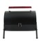 Gibson Home Delwin Carbon Steel Barrel BBQ in Black with Burgundy Wood Handle 84669.05 - alternate 3