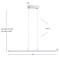 Jonathan Y Conley 39.5" Dimmable Adjustable Integrated LED Metal Linear Pendant, Chrome JYL7023A - alternate 10
