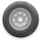 Rubbermaster - Steel Master ST205/75R14 8 Ply 5 On 4.5 Bolt, Silver Wheel Assemblies 599357SIL - alternate 1