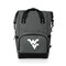 Picnic Time Family Of Brands NCAA West Virginia Mountaineers On The Go Roll-Top Backpack CoolerHeathered Gray 616-00-105-836-0 - alternate 1