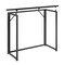 Homeroots 32" Black Wood and Stainless Steel Computer Desk 723770 - alternate 8