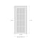 Sartodoors Solid French Door Frosted Glass White 24x80 Solid Core Modern Interior QUADRO4266ID-WS-24 - alternate 1