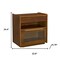 Homeroots 24" Brown Wood Accent Cabinet 691676 - alternate 7