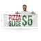 Signmission Pizza Slice $5, 36 Inch x 96 Inch, Vinyl Banner B-96-30809 - alternate 5