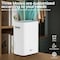 Edendirect 100 pt. 5,500 sq.ft. Dehumidifier for Large Room in White, with Bucket, Drain Hose, with Timer ZR-EDH1-80P - alternate 9