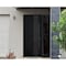 Vdomdoors Steel Door Deux 6078 Black Enamel Sidelight Exterior Window Sidelite Entry Door Painted W36+12xH80 DEUX6078EXD-BLK-W36+12 X H80-LH-I - alternate 5