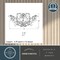 Vaxcel Jardin 19-in W Crystal Cream Vintage Vine Semi Flush Mount Ceiling Light C0024 - alternate 8