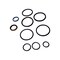 Cnh KIT SEALS, CNH OEM 87502114 87502114 - alternate 4