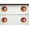Homeroots Set of Twelve Red And Yellow Floral Ceramic Drawer Pull Knobs, 12PK 358131 - alternate 7
