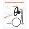 Vevor Marine Engine Turbine Rotary Steering System 16FT Boat Cable With Wheel SS13716 - alternate 6