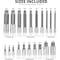 Neiko XZN Triple Square Bit Set, Extra Long , Tamperproof 10057A - alternate 8
