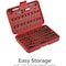Neiko Security Bit Set 100-Pieces Cr-V Steel 1/4-inch Adapters Phillips Slotted Hex Torx Star Pozi Square 10048A - alternate 6
