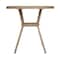 Flash Furniture Lourdes French Bistro 31.5in. Tbl, Natural/White PE Rattan, Glass Top, Bamboo Print Aluminum Frame SDA-AD641012-80-NATWH-LTNAT-GG - alternate 10