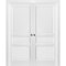 Sartodoors Double Pocket Interior Door, 60" x 84", White LUCIA31DP-BEM-6084 - alternate 3