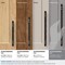 Amerock London 10-1/16 in 256 mm Center-to-Center Black Bronze/Golden Champagne Cabinet Pull BP36664BBRBBZ - alternate 5