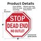 Signmission Stop Dead End No Outlet, 6 inch X 6 inch, Plastic Sign, 2PK OC-P-2PACK-6-82 - alternate 7