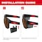 Milwaukee Tool Safety Glasses, Black, Nylon, Blue 48-73-2511 - alternate 14